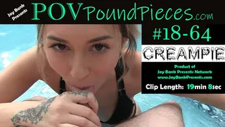 SCENE #18-64 Chloe Temple College Hottie Sucks Dick & Creampie - POV - Jay Bank Presents