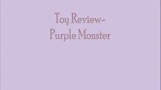 Big Purple Dildo- Toy Review