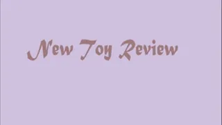 New Toy Review and Cum!