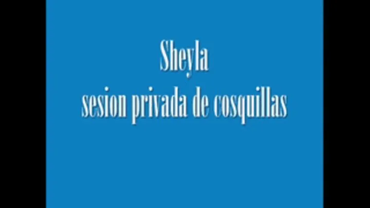 Sheyla in private session