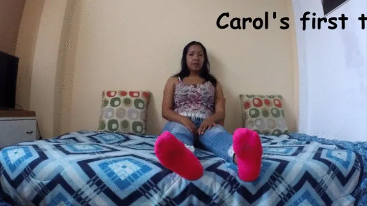 Carol's first time,tickling feet