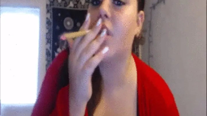 BBW Goddess Smoking And Teasing