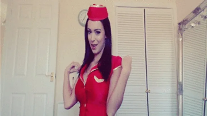 Naughty air hostess Laurenlouise