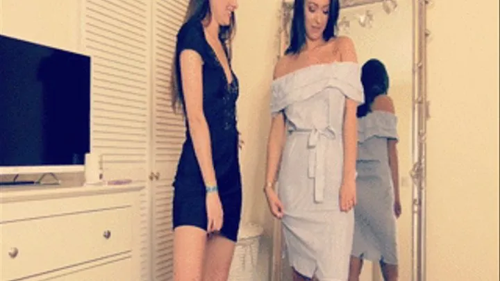 Dress destruction with Lauren and Sophia Smith