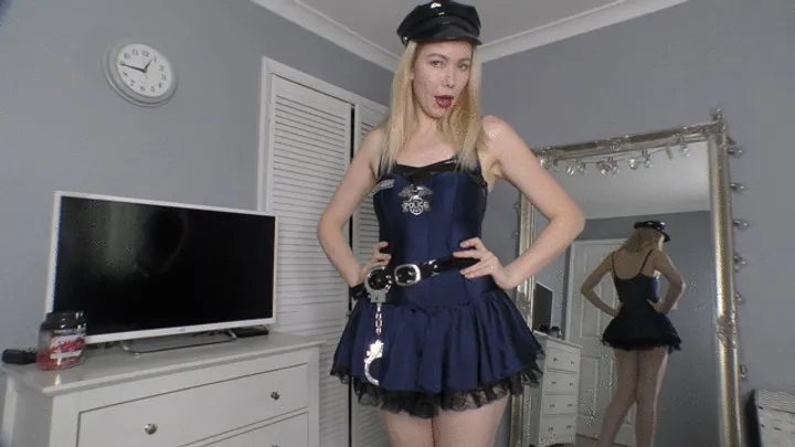 Nicky Phillips sexy Officer tease