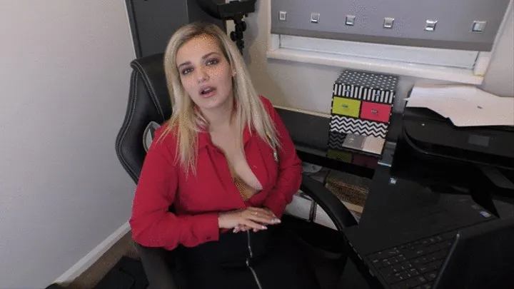 Dolly office Downblouse JOI