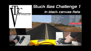 Stuck Gas Challenge 1: In Black Canvas Flats