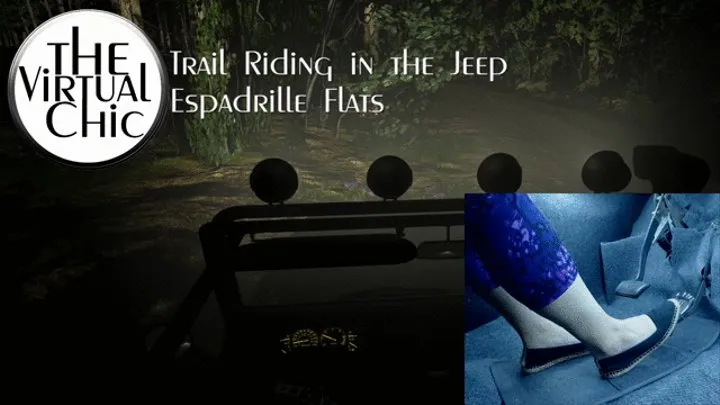 Trail Riding in the Jeep Espadrille Flats