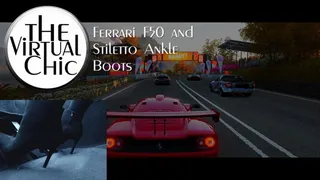 Ferrari F50 and Stiletto Ankle Boots