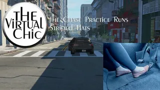 The Chase Practice Runs Striped Flats