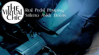 Real Pedal Pumping: Stiletto Ankle Boots