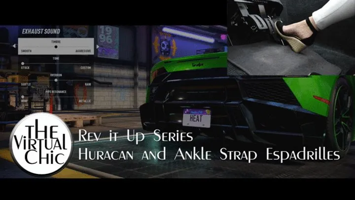 Rev it Up Series: Huracan and Ankle Strap Espadrilles