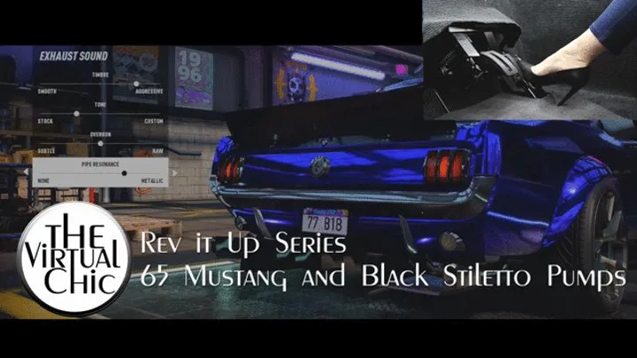 Rev it Up Series: 65 Mustang and Black Stiletto Pumps