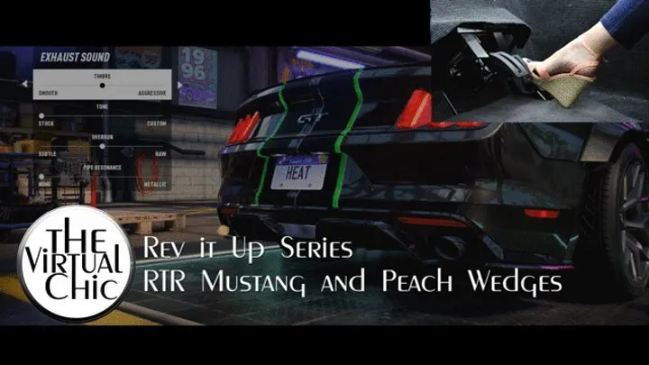 Rev it Up Series: RTR Mustang Peach Wedges