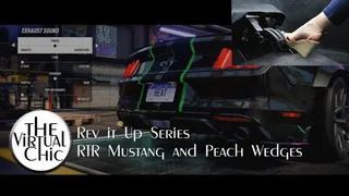 Rev it Up Series: RTR Mustang Peach Wedges