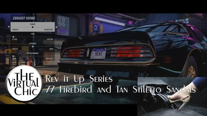 Rev it Up Series: 77 Firebird and Tan Stiletto Sandals