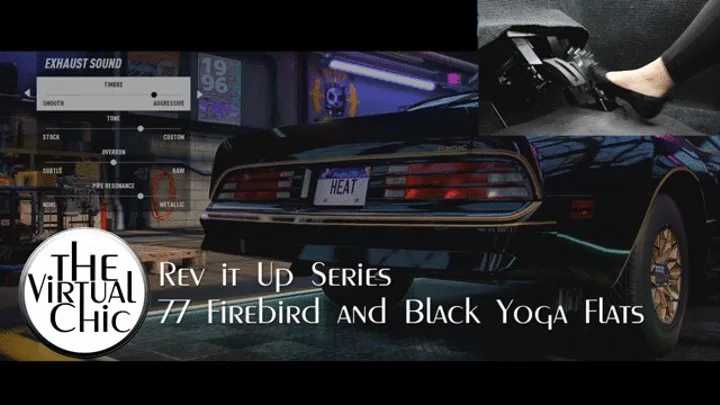 Rev it Up Series: 77 Firebird and Black Yoga Flats