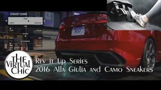 Rev it Up Series: 2016 Alfa Giulia and Camo Sneakers