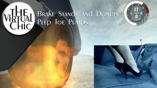Brake Stands and Donuts: Peep Toe Pumps