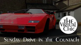 Sunday Drive in the Countach
