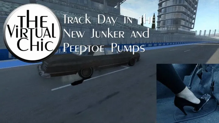 Track Day in the New Junker and Peeptoe Pumps