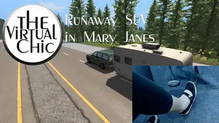 Runaway SUV in Mary Janes