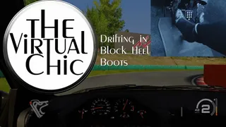 Drifting in Block Heel Boots