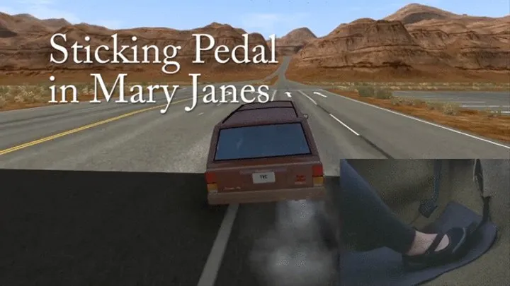 Sticking Pedal in Mary Janes