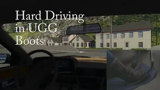 Hard driving in UGG Boots