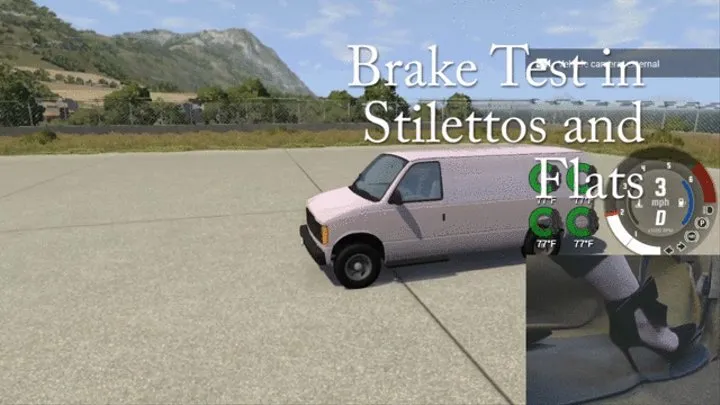 Brake Test in Stilettos and Flats