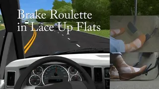 Brake Roulette in Lace Up Flats