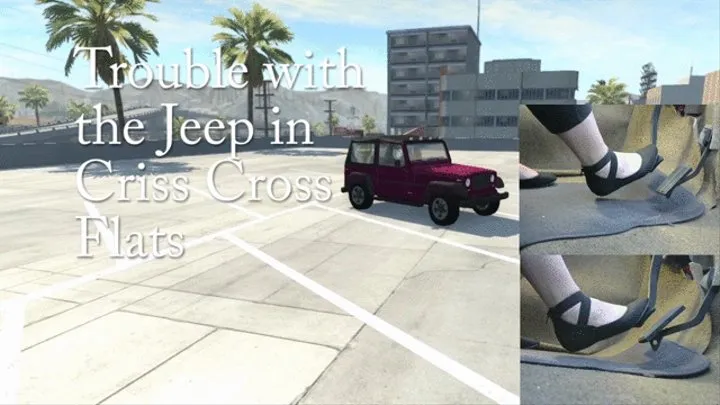 Trouble with the Jeep in Criss Cross Flats