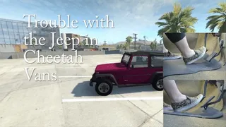 Trouble with the Jeep in Cheetah Vans