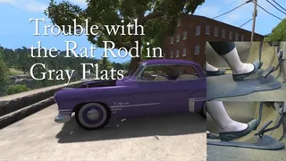 Trouble with the Rat Rod in Gray Flats
