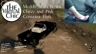 Muddy Trails in Pink Converse Flats