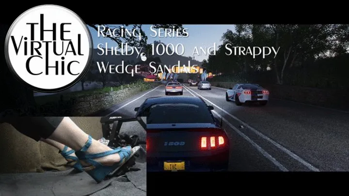 Racing Series: Shelby 1000 and Strappy Wedge Sandals