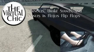 Burnouts, Brake Stands, and Donuts in Flojos Flip Flops