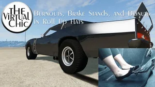 Burnouts, Brake Stands, and Donuts in Roll Up Flats
