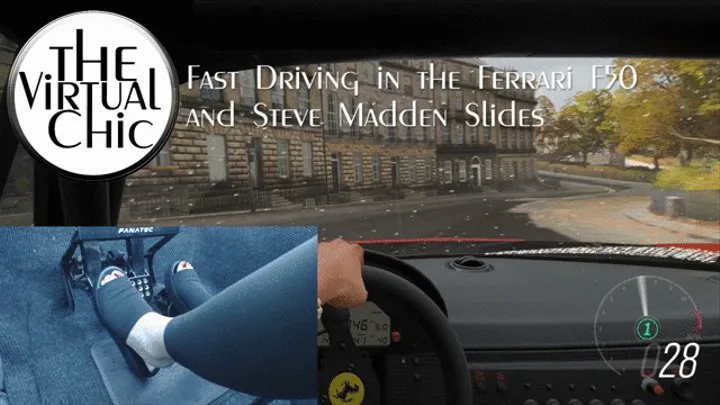 Fast Driving in the Ferrai F50 and Steve Madden Slides