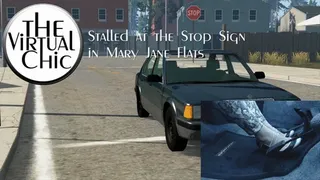 Stalled at the Stop Sign in Mary Jane Flats