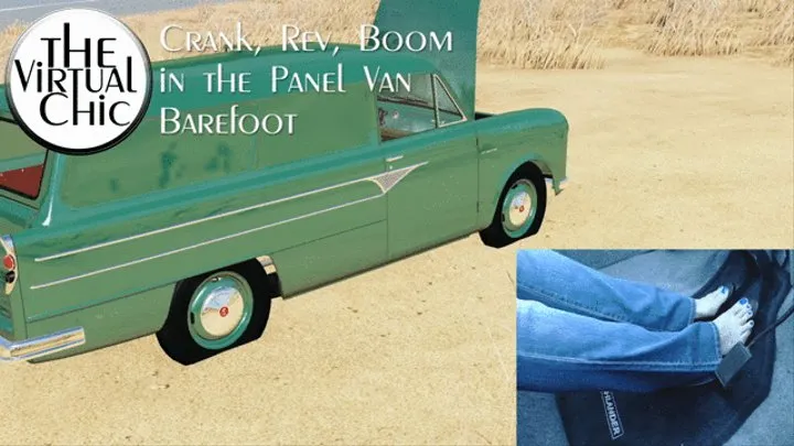 Crank, Rev, Boom in the Panel Van Barefoot