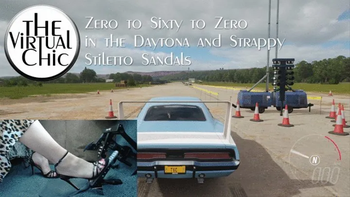 Zero to Sixty to Zero in the Daytona and Strappy Stiletto Sandals