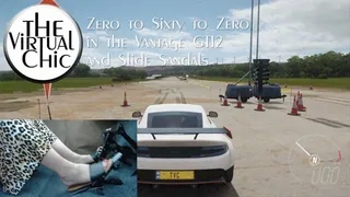 Zero to Sixty to Zero in the Vantage GT12 and Slide Sandals