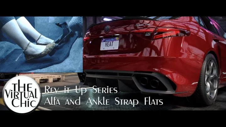 Rev it Up Series: Alfa and Ankle Strap Flats