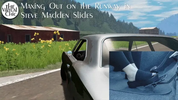 Maxing Out on the Runway in Steve Madden Slides