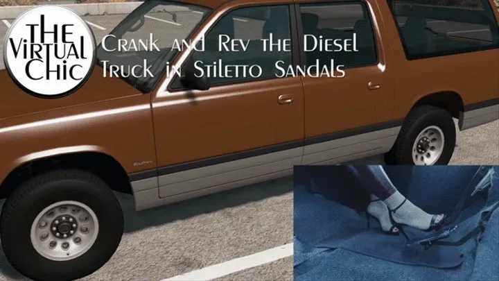 Crank and Rev the Diesel Truck in Stiletto Sandals