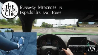 Runaway Mercedes in Espadrilles and Toms