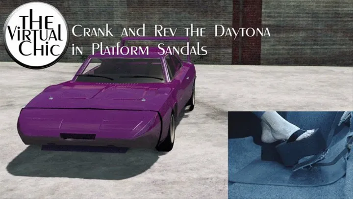 Crank and Rev the Daytona in Platform Sandals