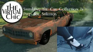 Smashing the Car Collection in Peep Toe Stilettos