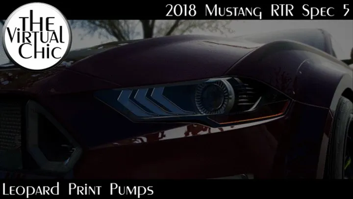 2018 Mustang RTR Spec 5 in Leopard Print Pumps